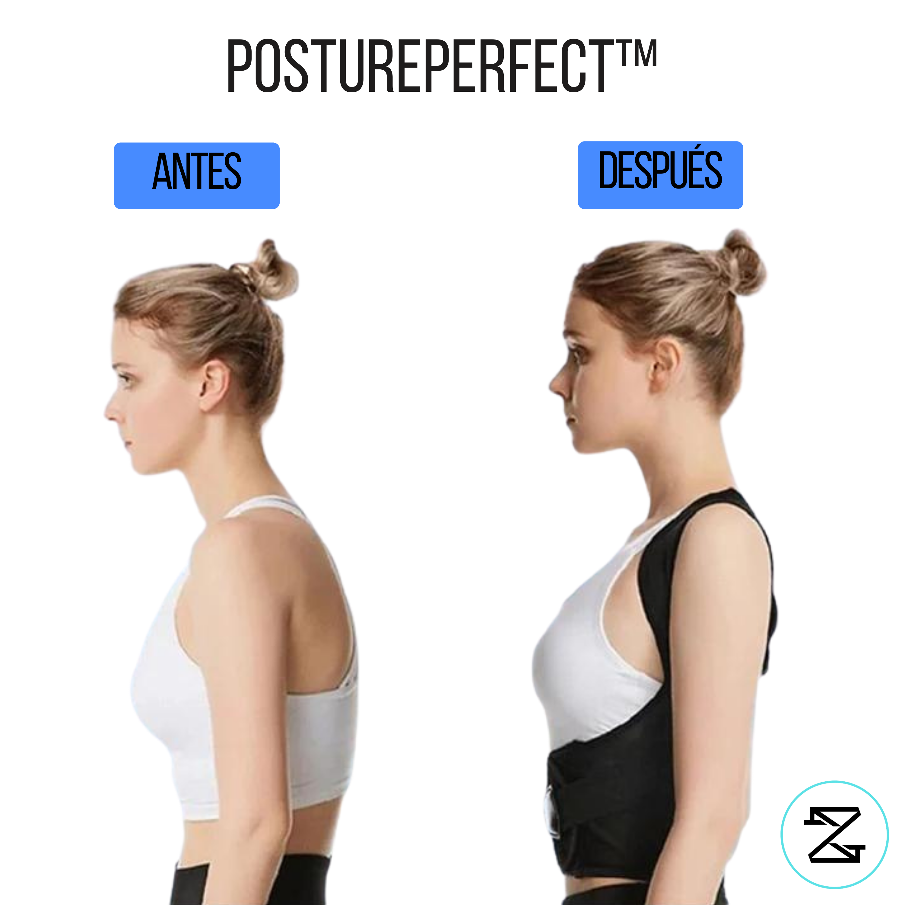 PosturePerfect™ Corrector de Postura Tecnología Avanzada