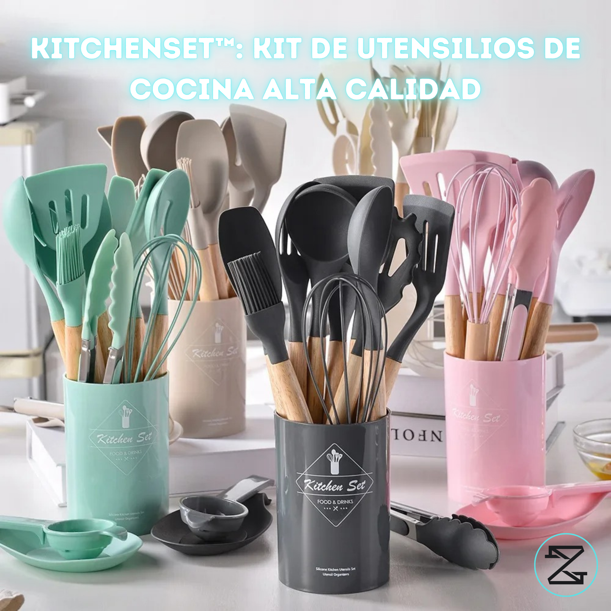 KitchenSet™: Kit de Utensilios de Cocina Alta Calidad