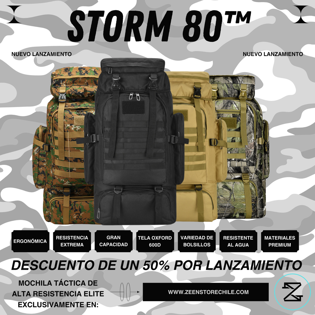 Storm 80™ Mochila Táctica de Alta Resistencia Elite