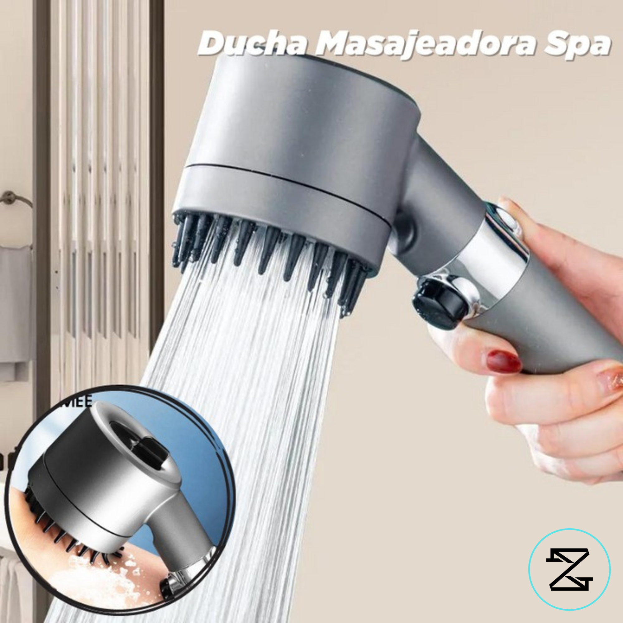 AquaRelax™ Ducha SPA Masajeadora Economizadora