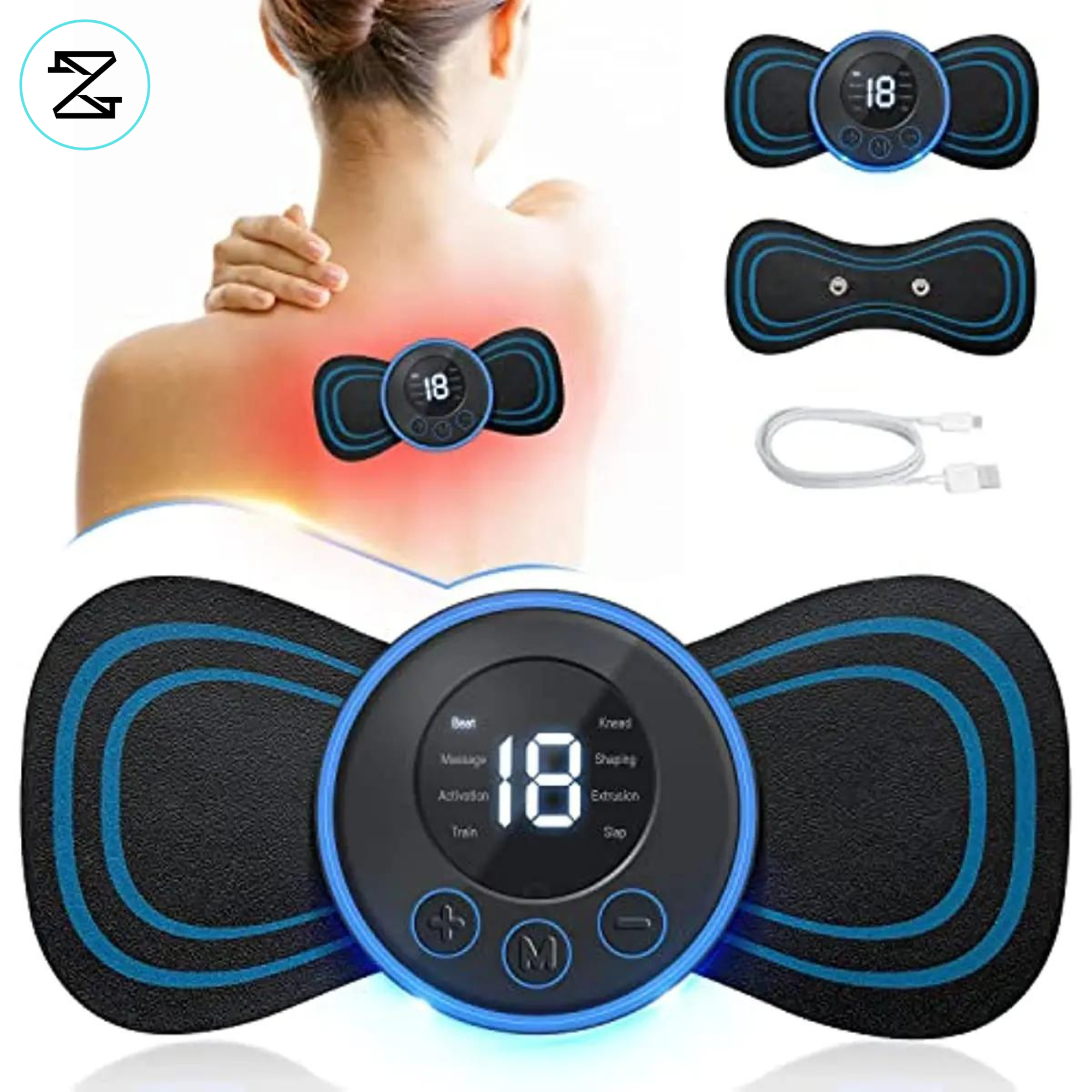 BodyBliss™ Mini Masajeador Corporal/Muscular Portátil