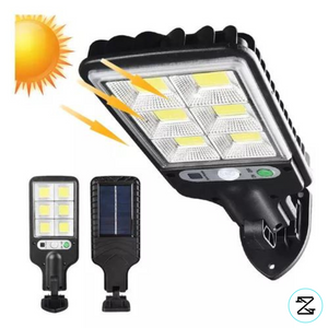 SolarSense™ Lampara Led con Panel Solar y Sensor de Movimiento