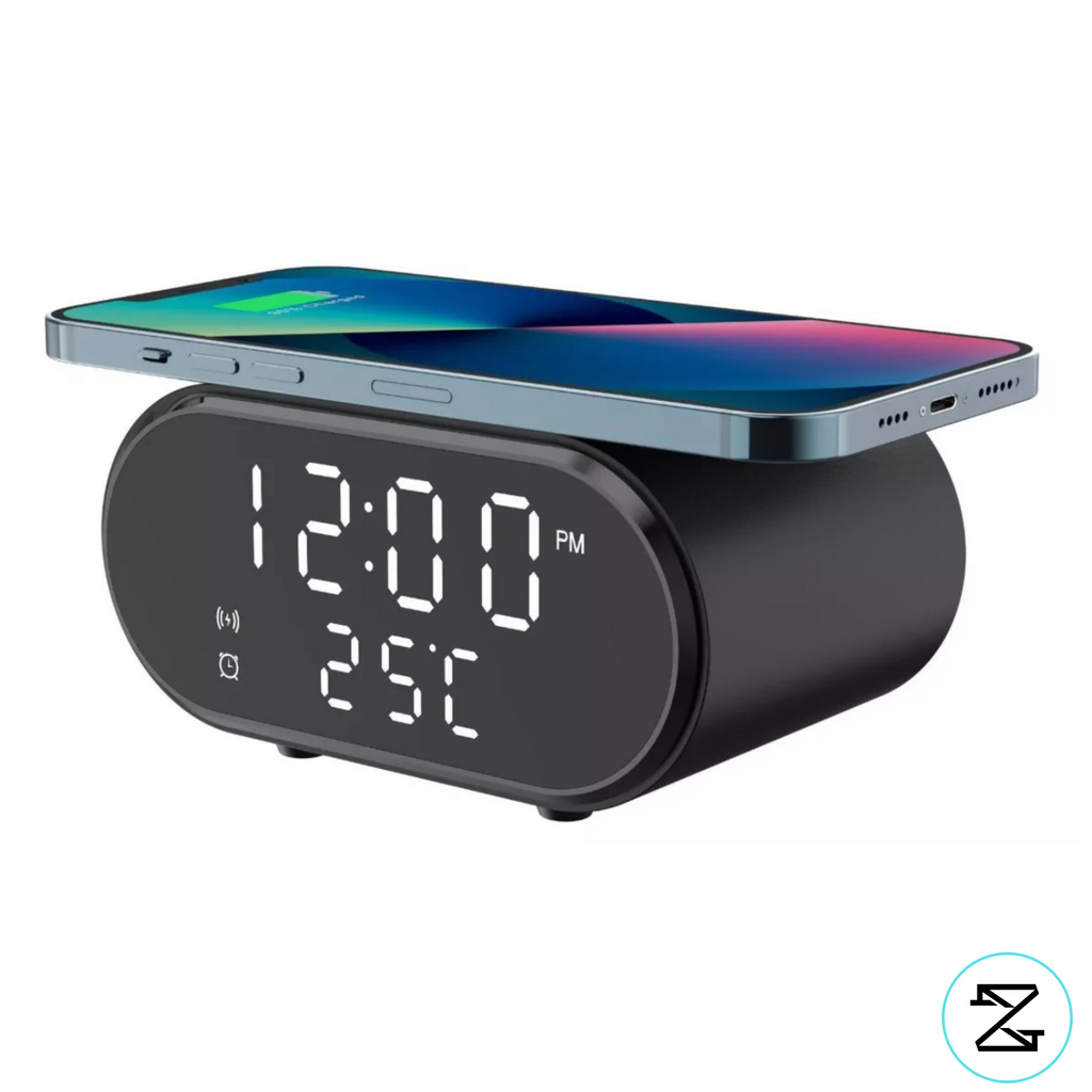 ChargeClock™ Reloj Despertador con Cargador Inalámbrico