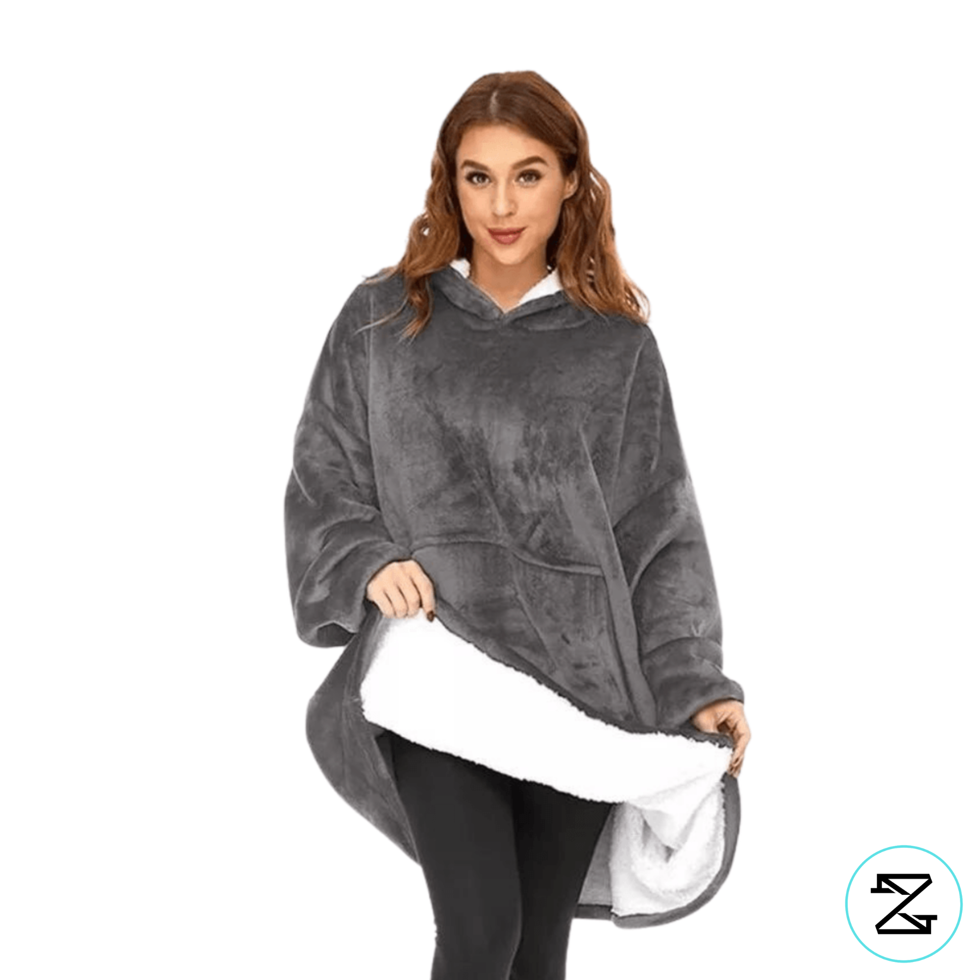 PolarHood™ Polerón Sherpa Con Capucha Tipo Huggle