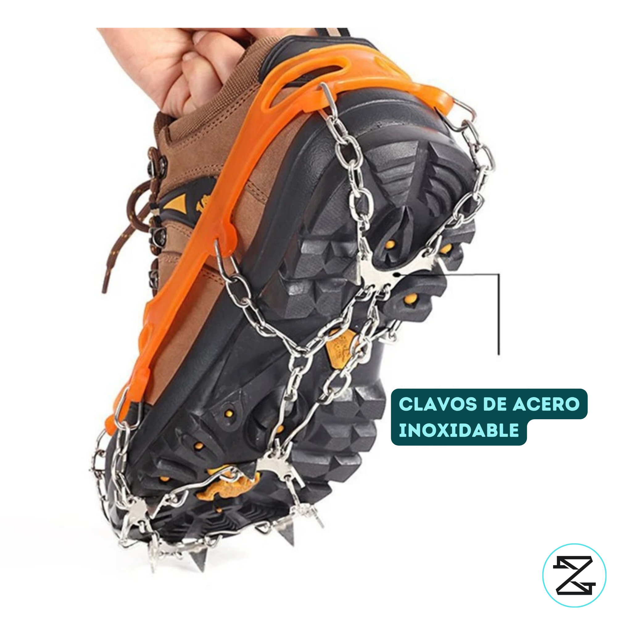 IceGrip™ Pro: Crampones Ultraresistentes de Acero Antideslizantes